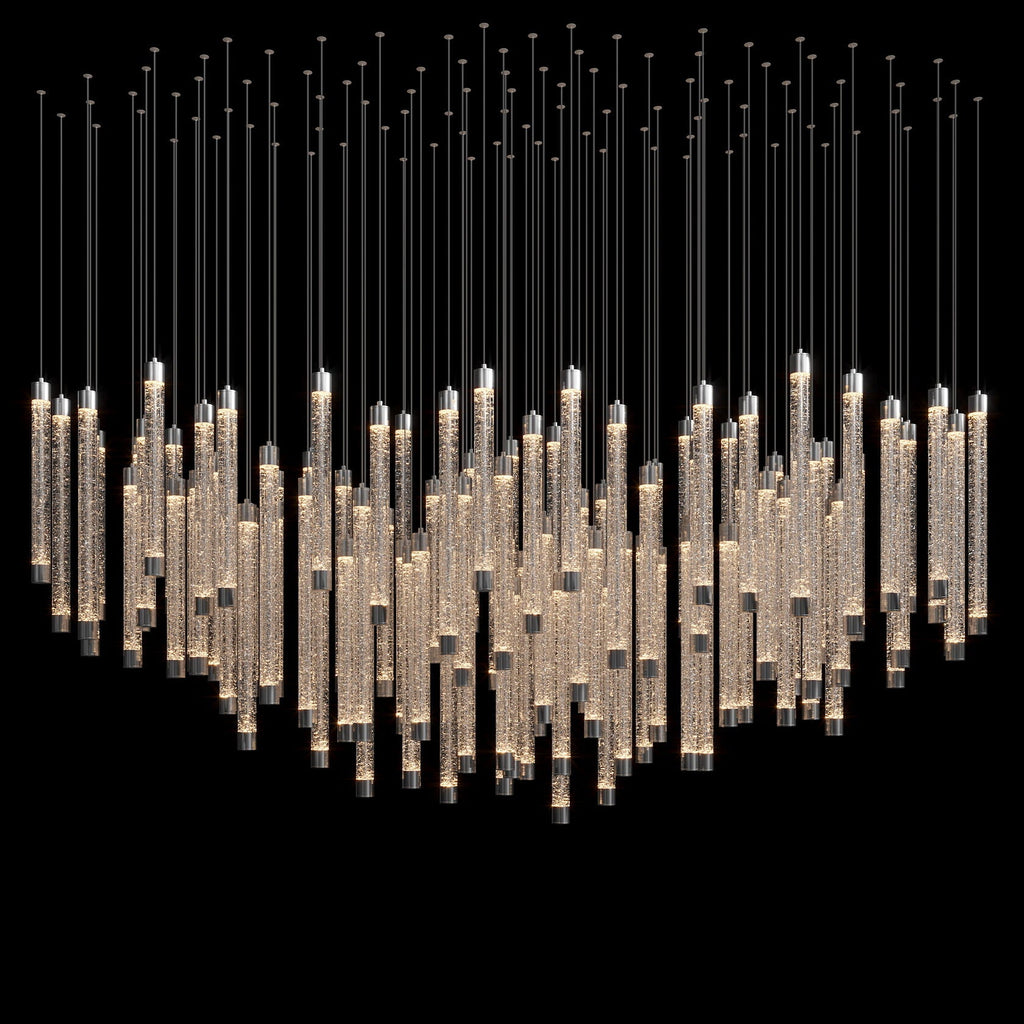 Bubble Tube Cascade Chandelier