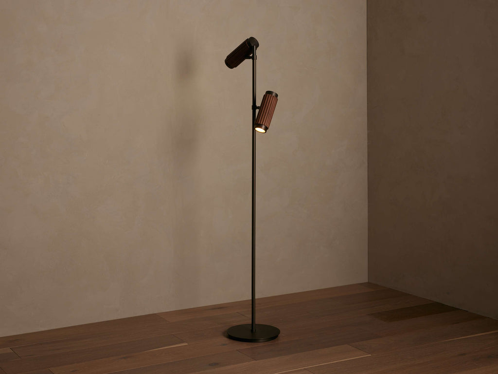 Decan Task Floor Lamp material and finish detail