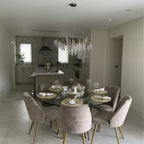 Luxury Crystal Geometric Branch Chandelier for High Ceilings additional product view