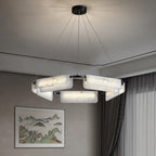 Delia Alabaster Chandelier 23.6''31.5'' by Bling Lighting Studio