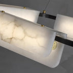 Delia Alabaster Chandelier 23.6''31.5'' by Bling Lighting Studio