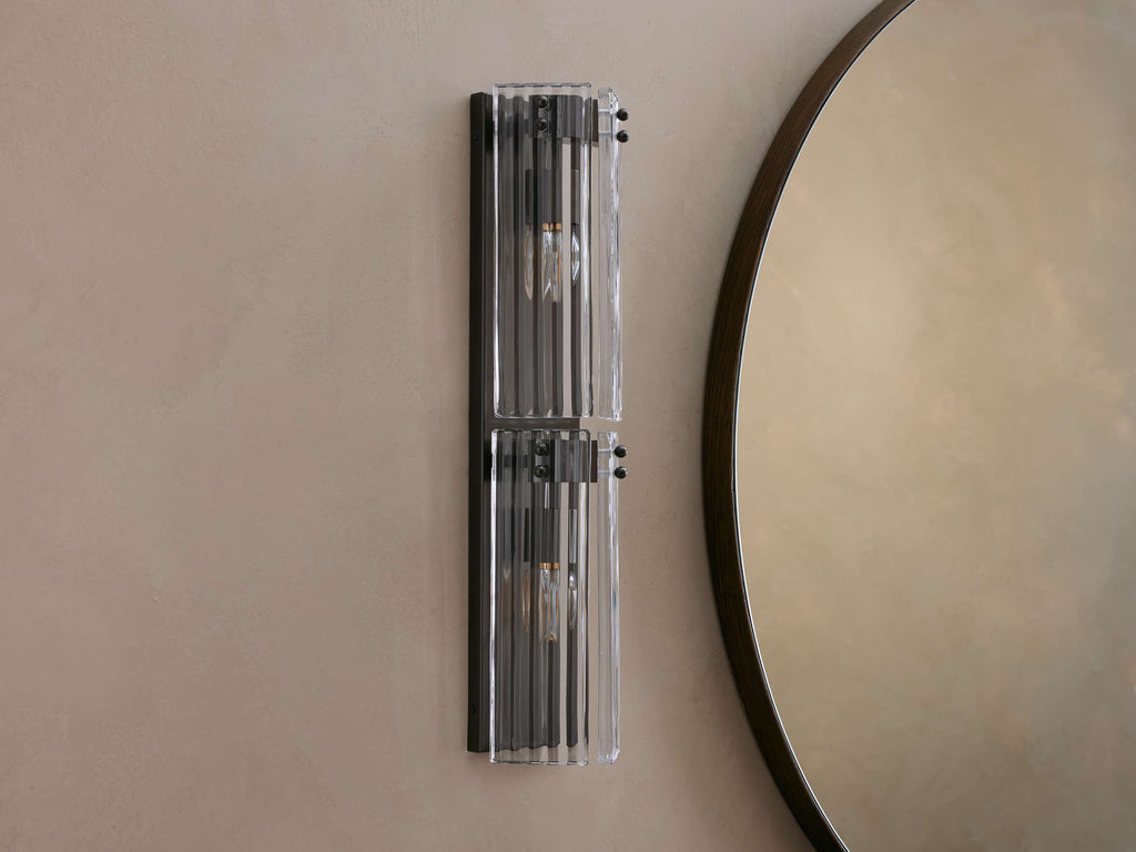 Delsie Double Sconce detail view