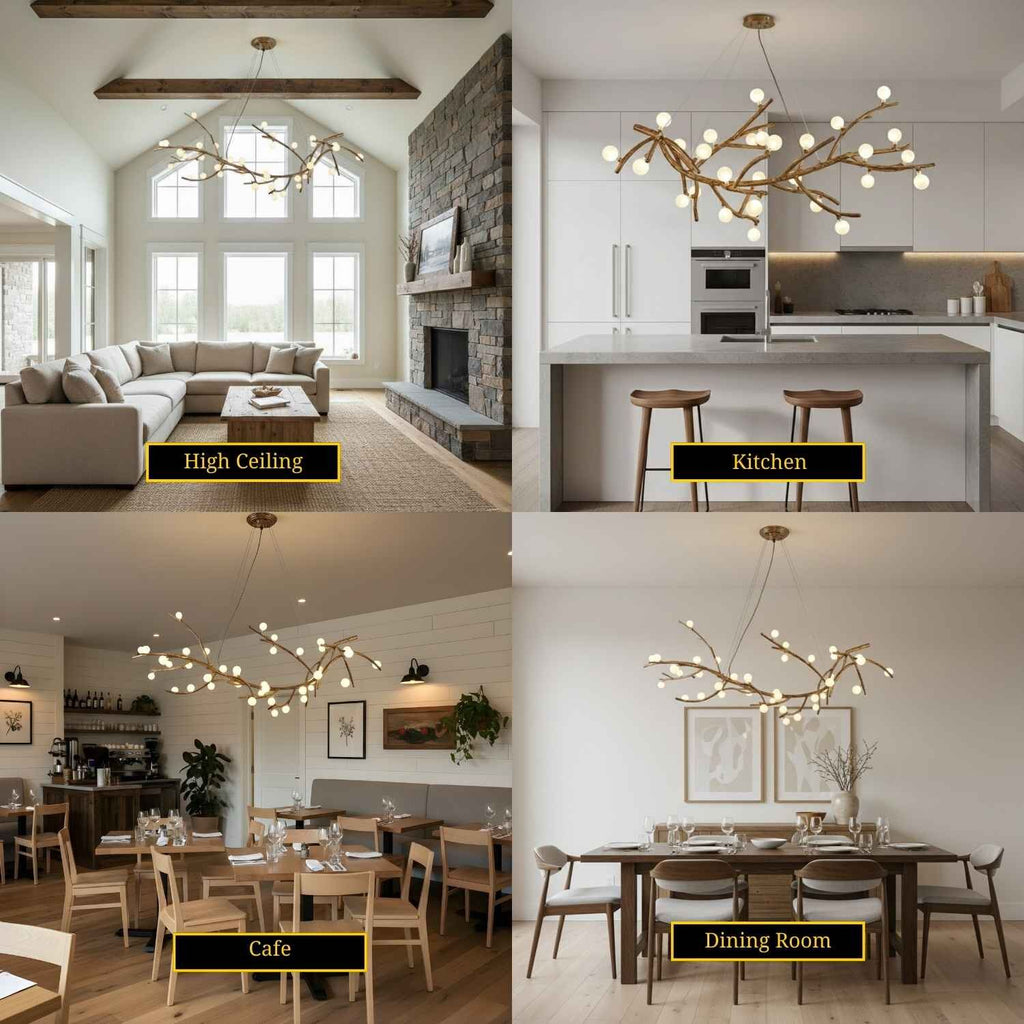 Demolion Crystal Glove Branch Chandelier by Bling Lighting Studio