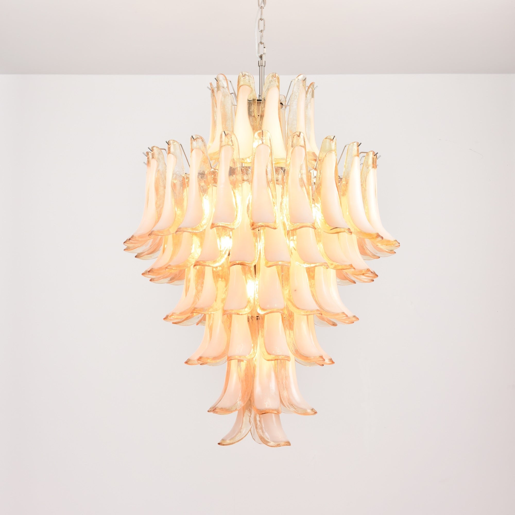 Designer Amber Cloud Murano Glass Petals Chandelier product image