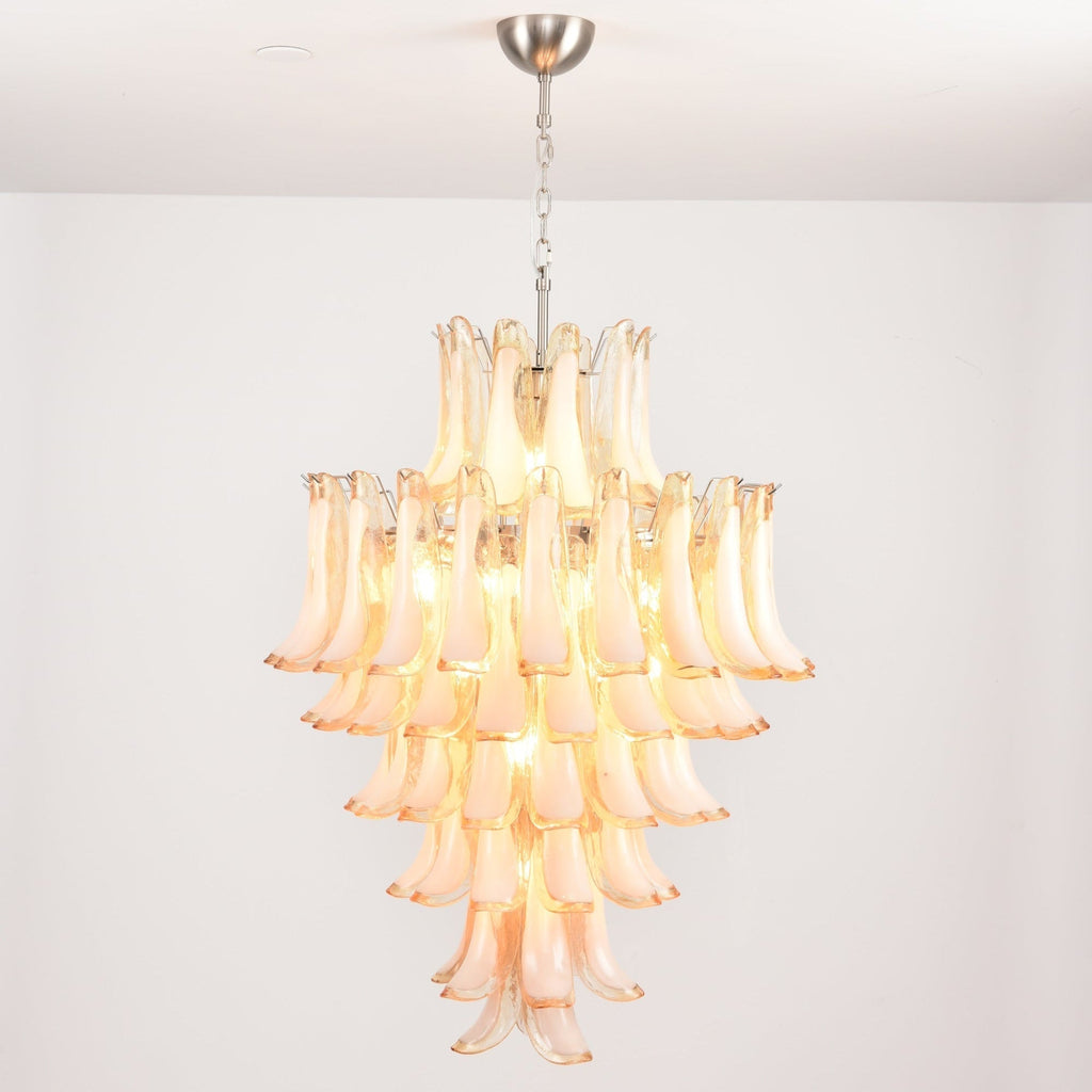 Designer Amber Cloud Murano Glass Petals Chandelier product image