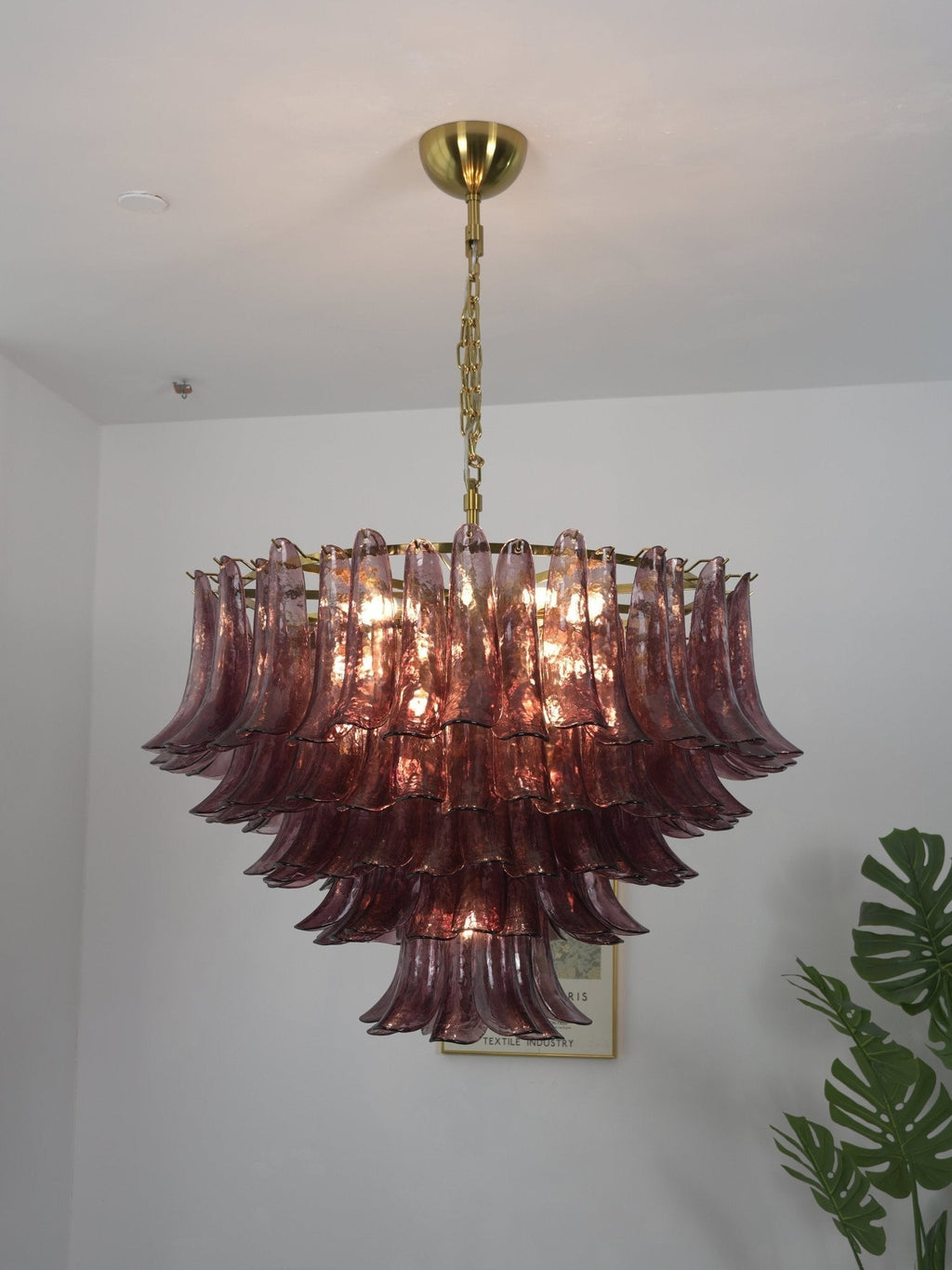 Designer Amethyst Bloom Chandelier product image