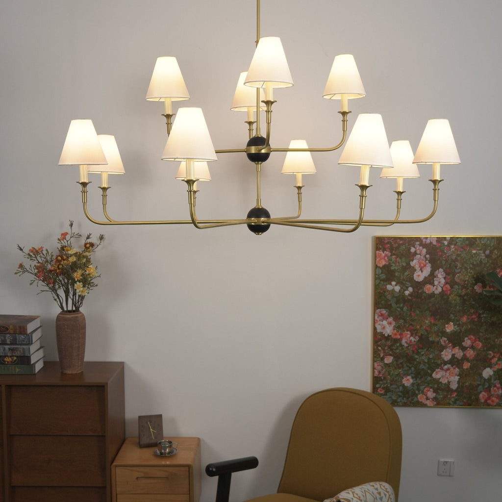 Designer Astris Brass Chandelier product image