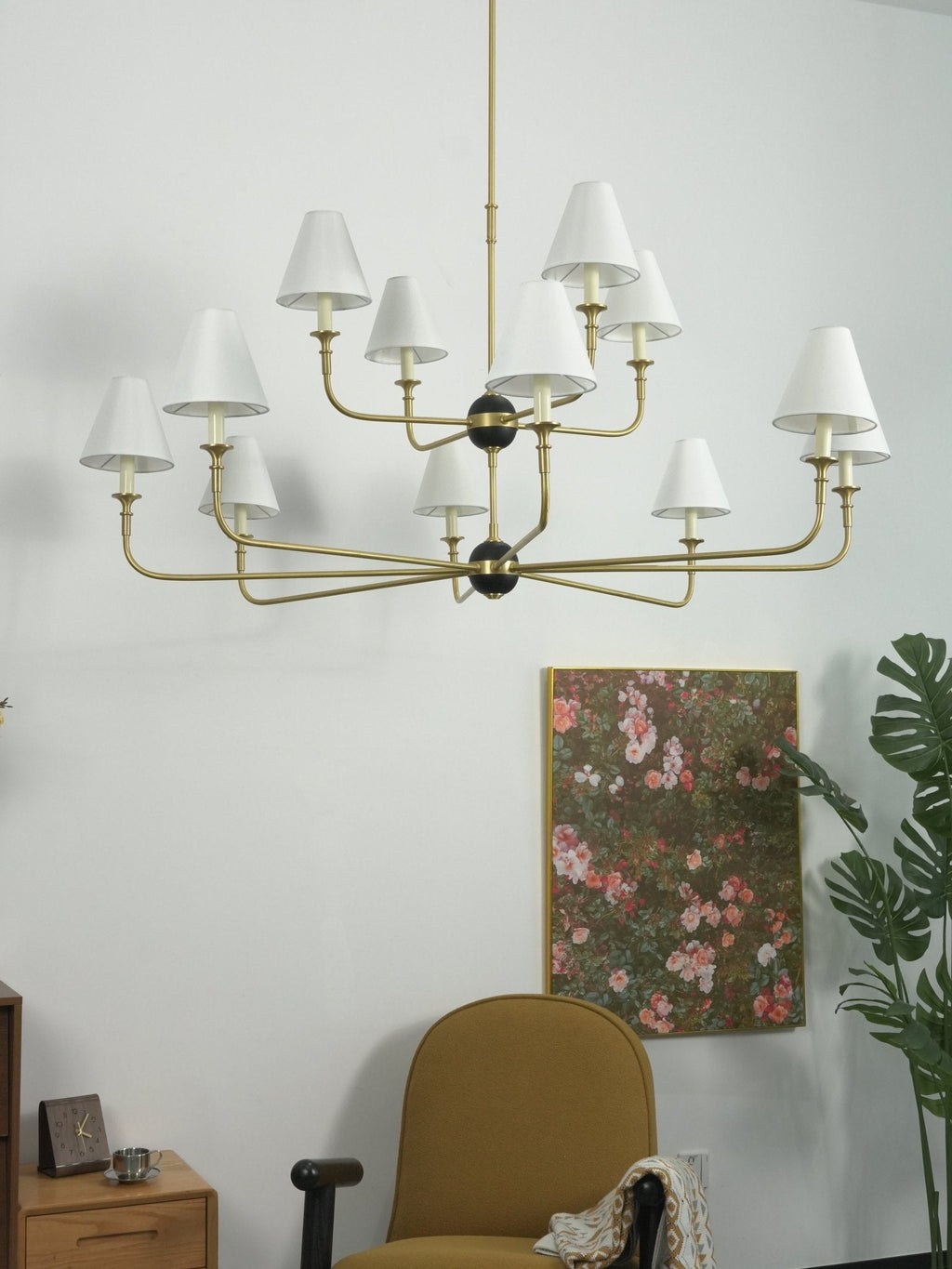 Designer Astris Brass Chandelier product image