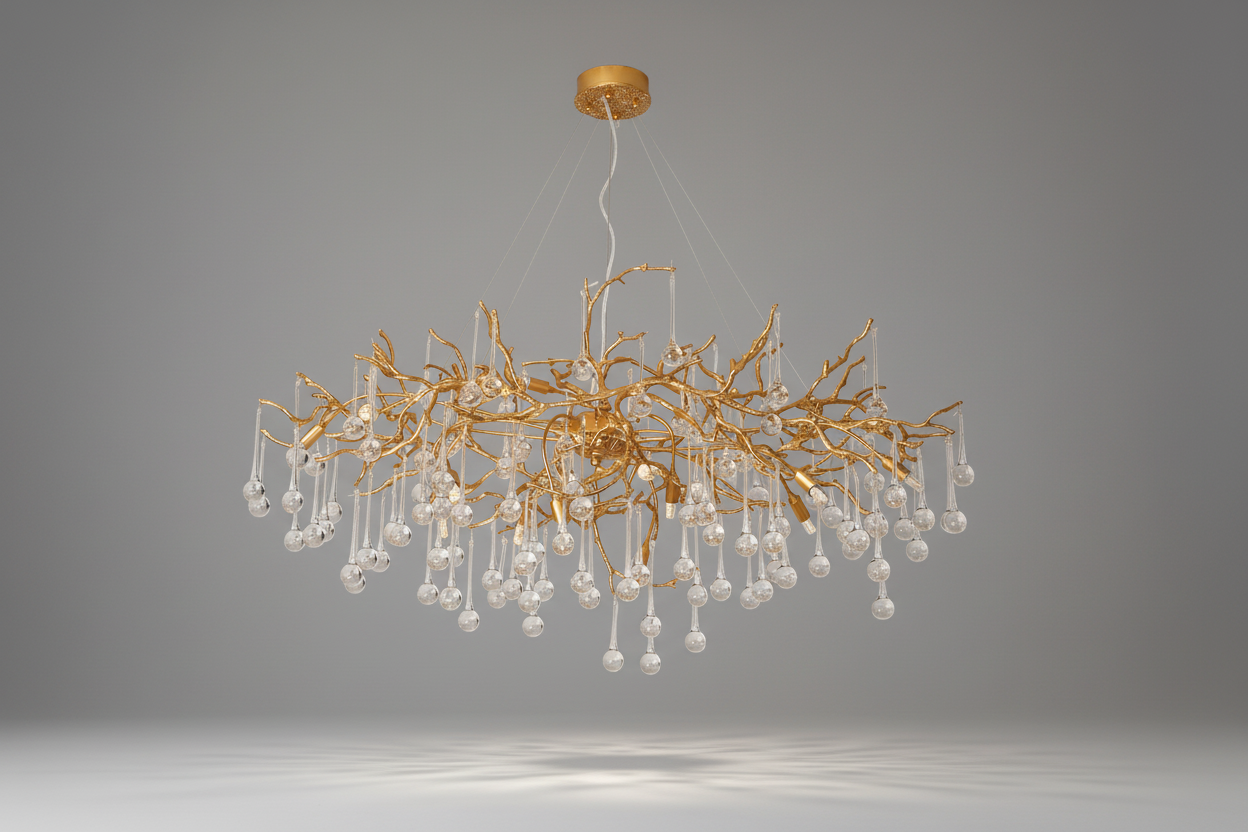 Designer Bijou Chandelier by Bling Lighting Studio