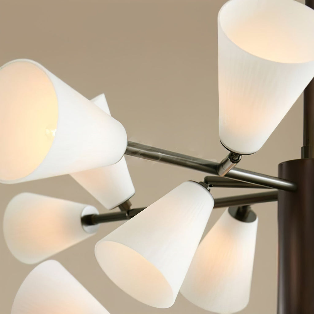 Designer Cassius Chandelier material and finish detail