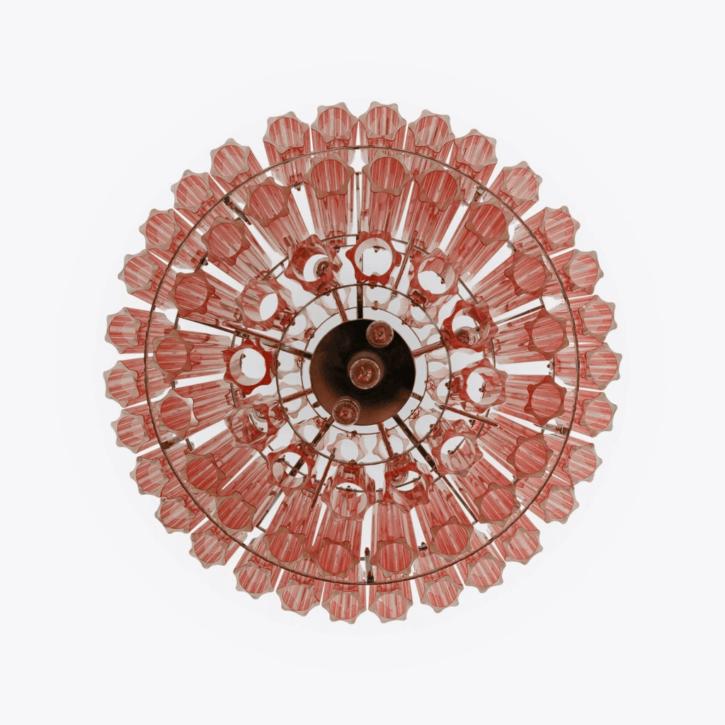Designer Pink Palermo Murano Chandelier product image