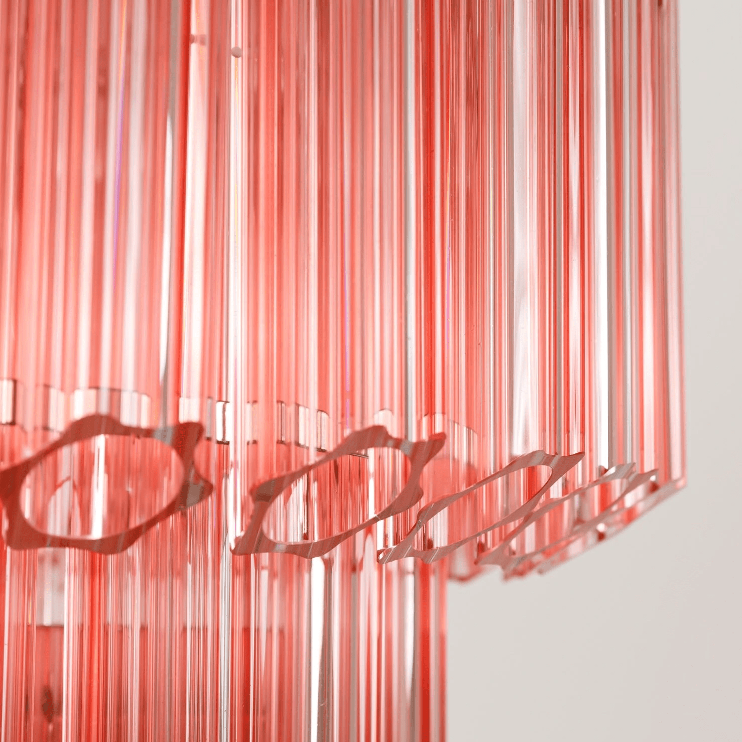 Designer Pink Palermo Murano Chandelier product image