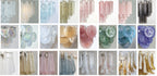 Glass Palmette Transparent Chandelier Murano lighting by Bling Lighting Studio