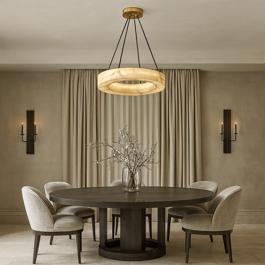 Palmer Alabaster Chandelier additional product view