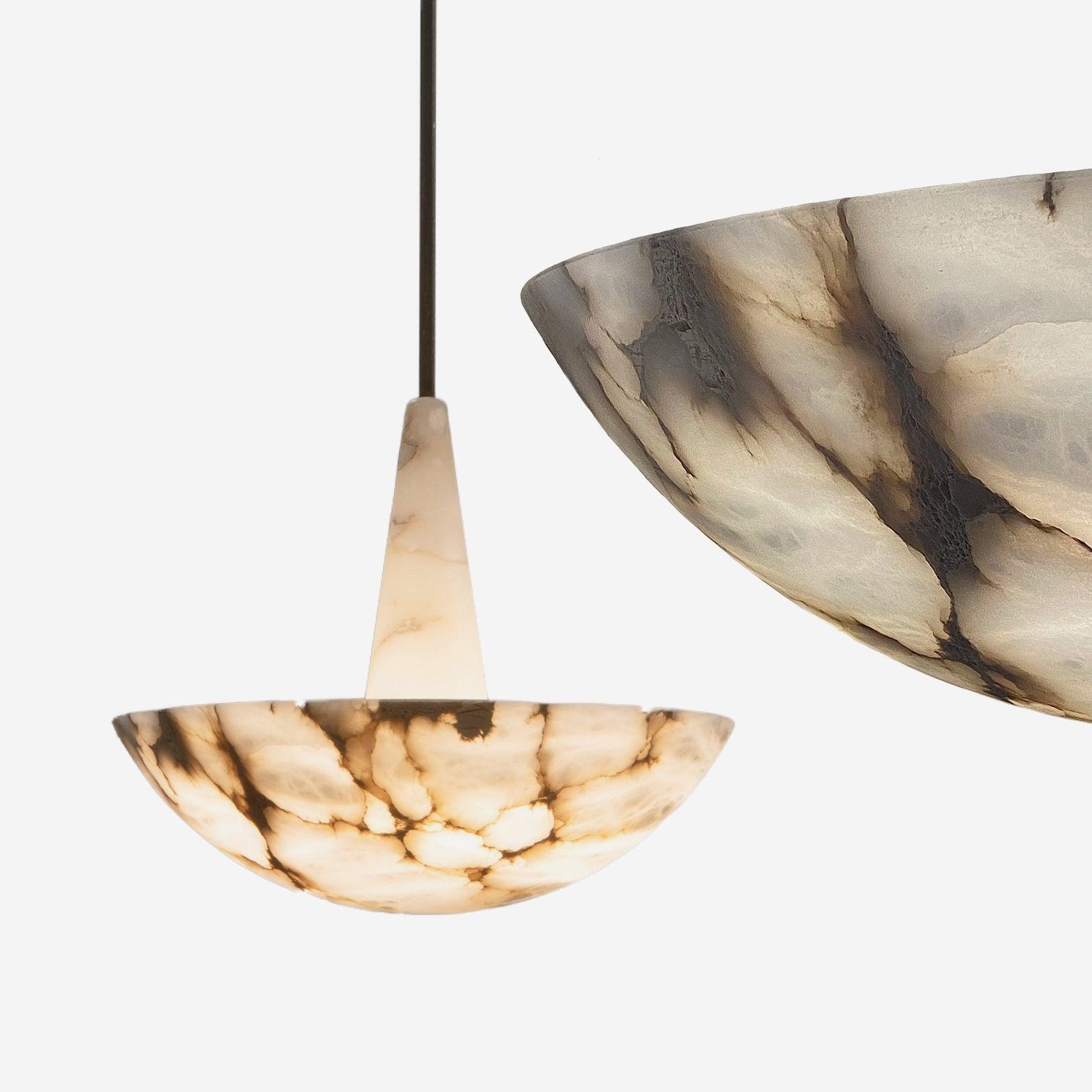 Domus Alabaster Chandelier by Bling Lighting Studio