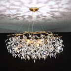 Doris Round Branch Chandelier for High Ceilings material and finish detail