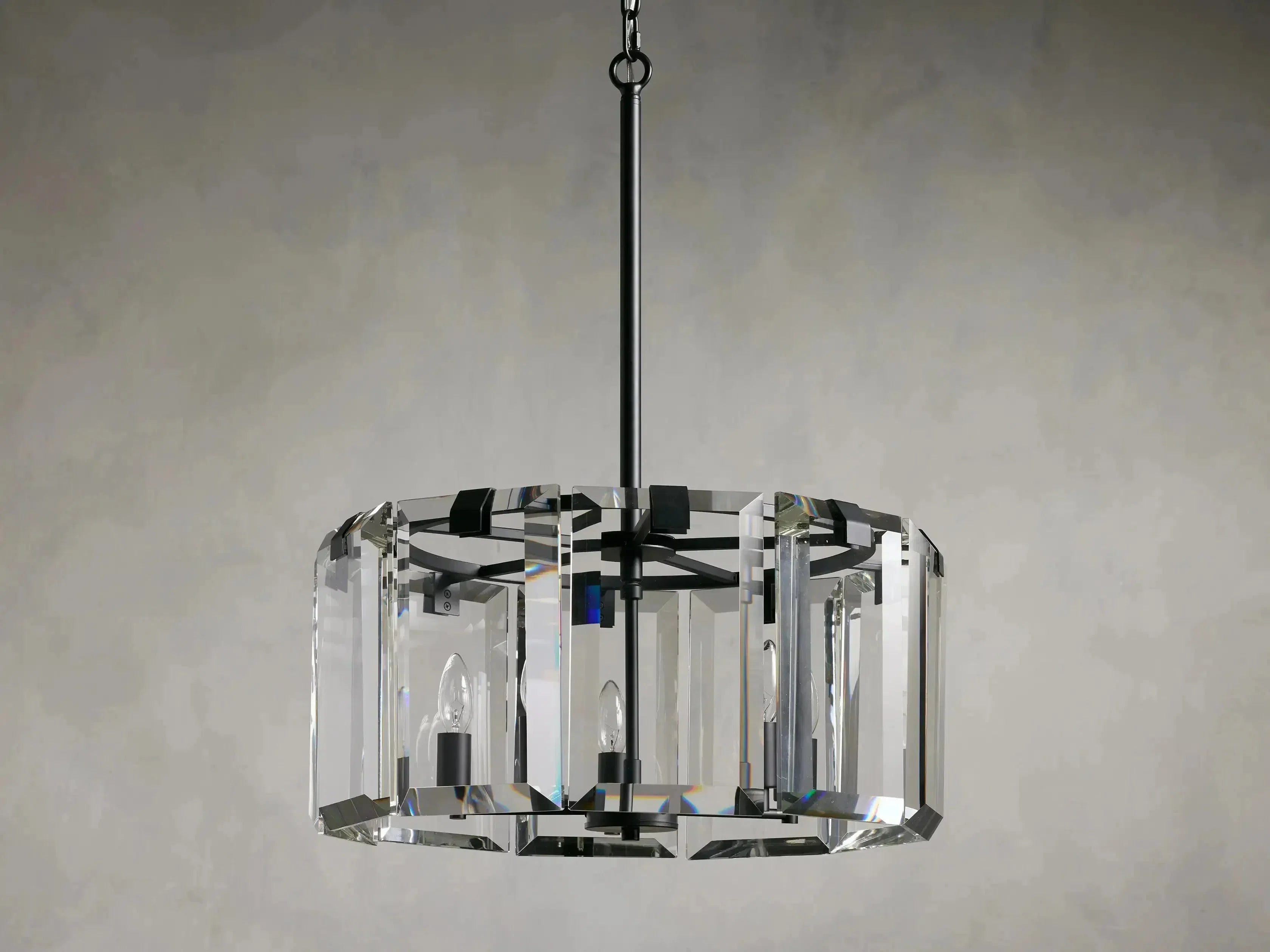 Elegant Amaya Round Chandelier 30" 38" 48" product image