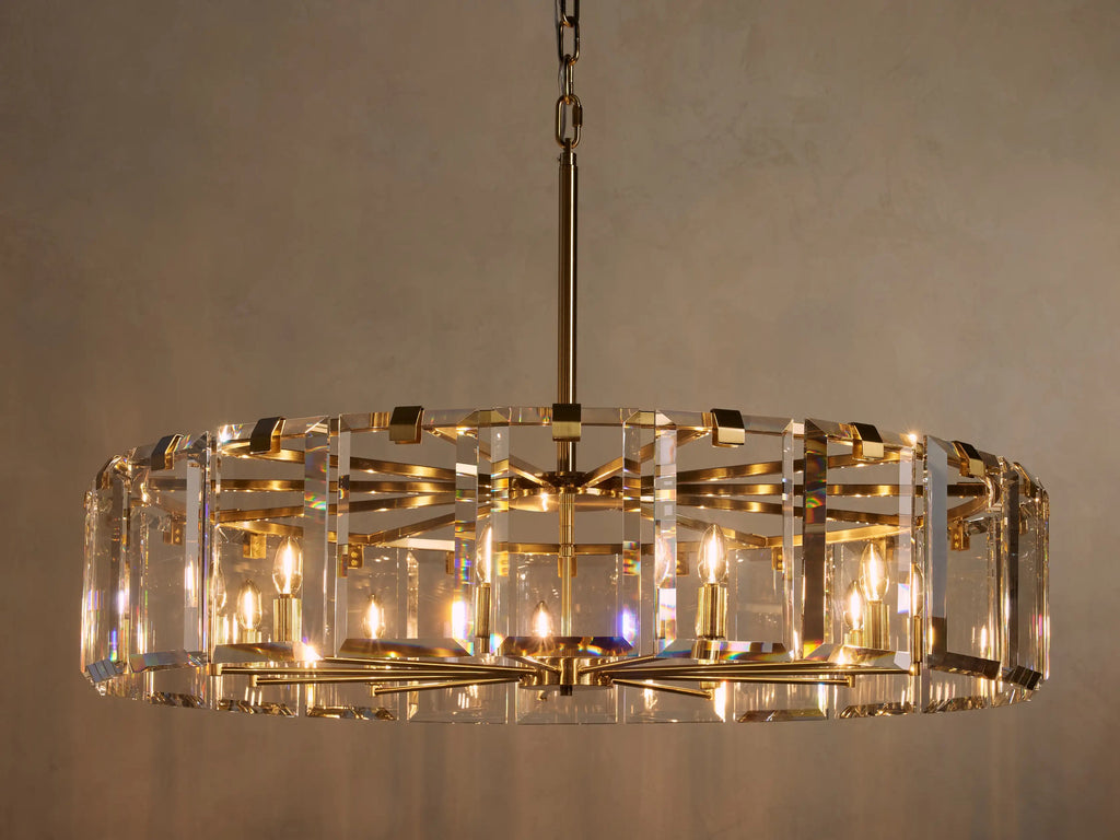 Elegant Amaya Round Chandelier 30" 38" 48" product image