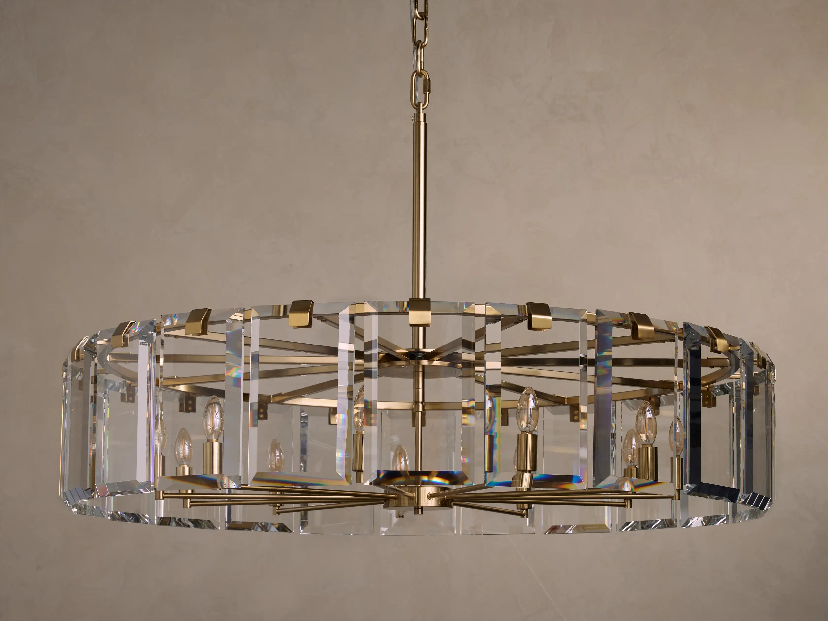 Elegant Amaya Round Chandelier 30" 38" 48" product image