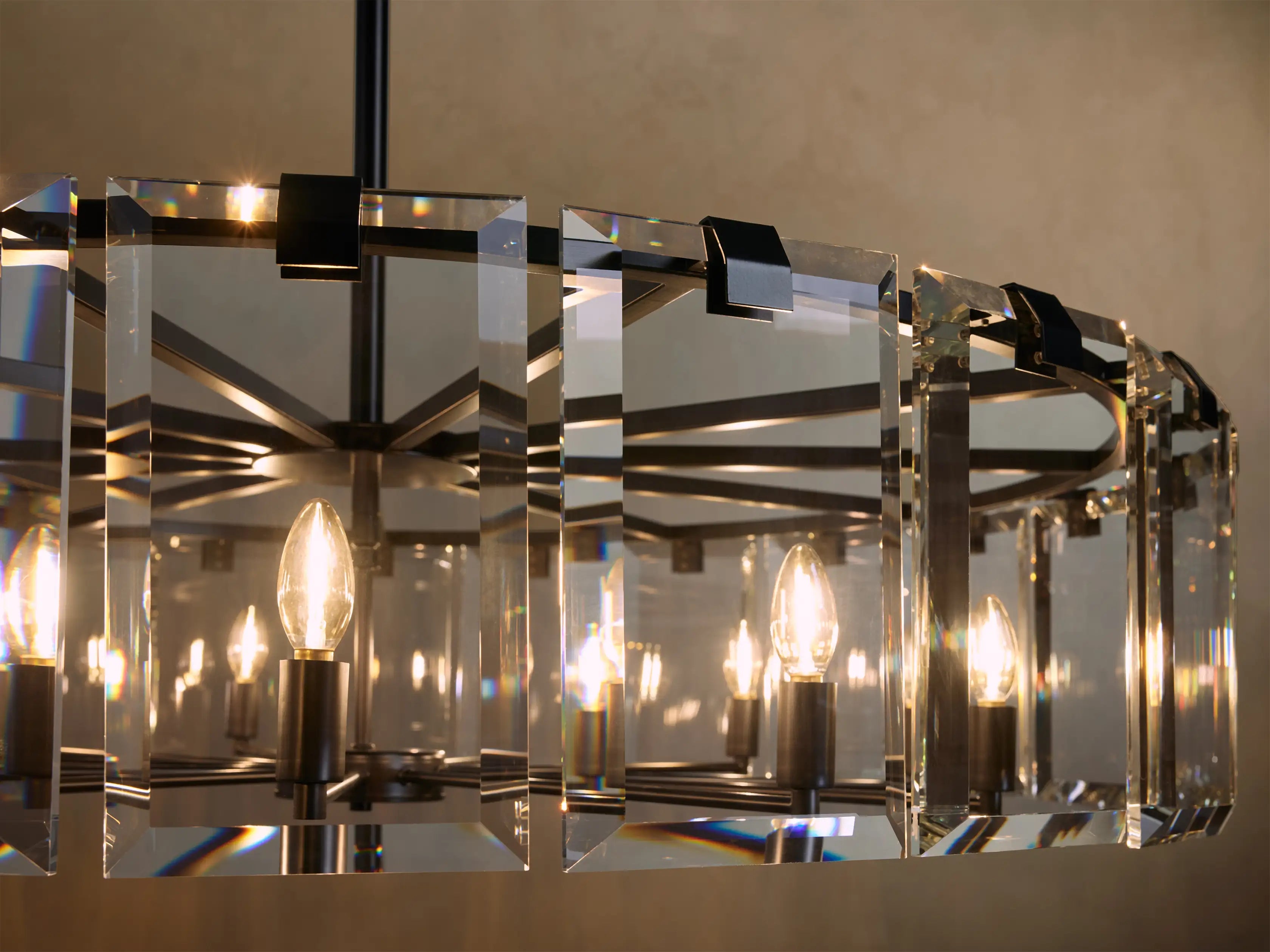 Elegant Amaya Round Chandelier 30" 38" 48" product image