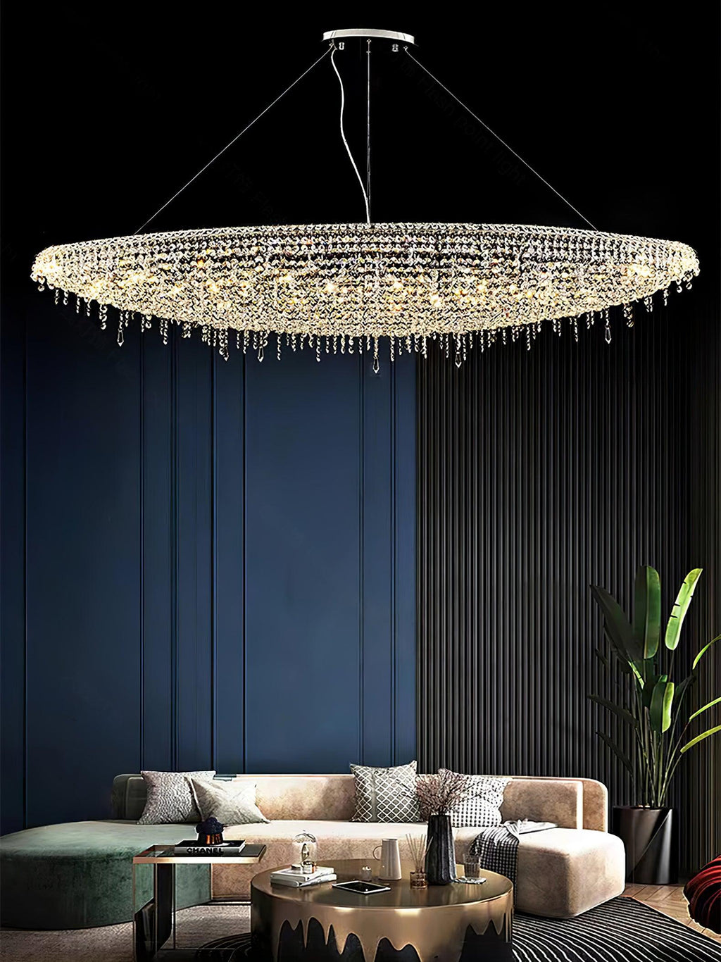 Elegant Boat Crystal Chandelier product image