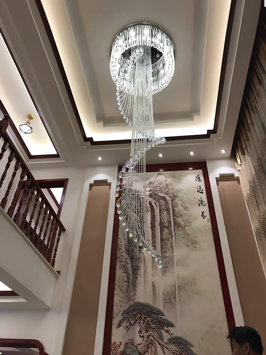 Elegant Harmony Spiral Chandelier product image
