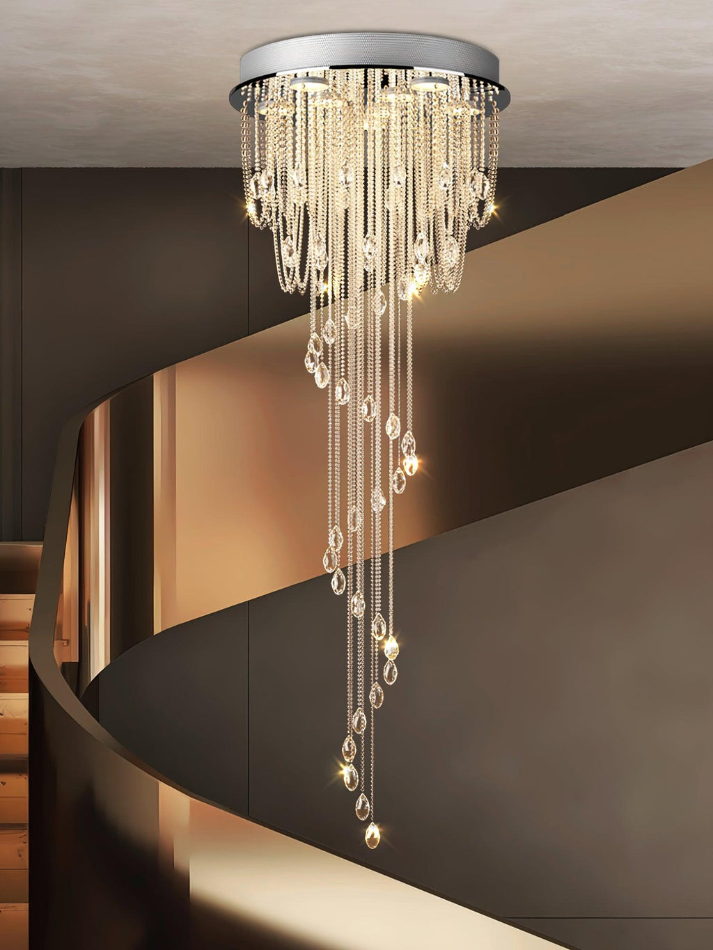 Elegant Harmony Spiral Chandelier product image