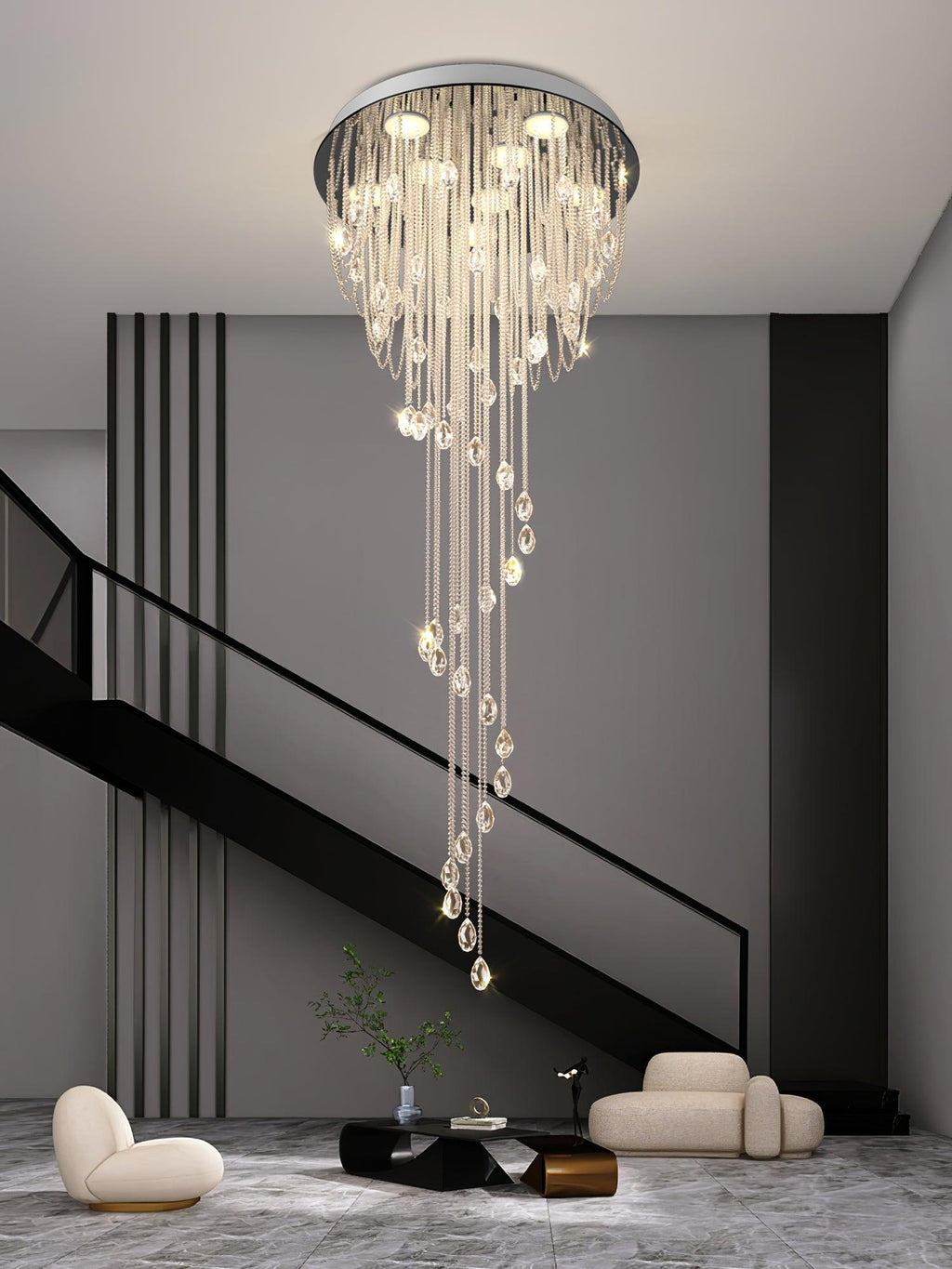 Elegant Harmony Spiral Chandelier product image