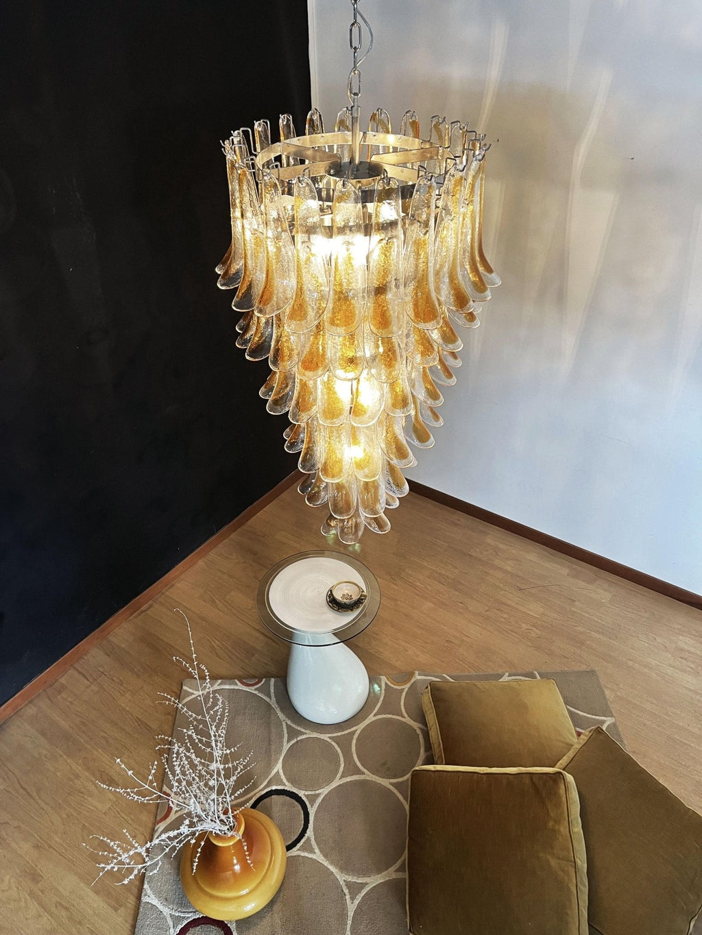 Elegant Marigold Murano Chandelier product image