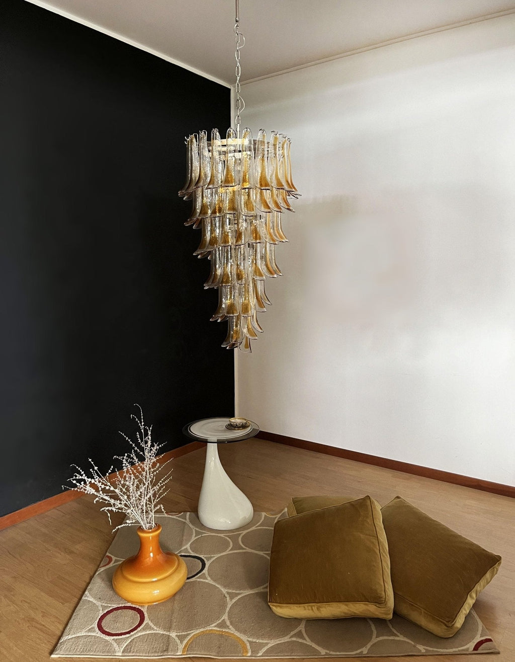 Elegant Marigold Murano Chandelier product image