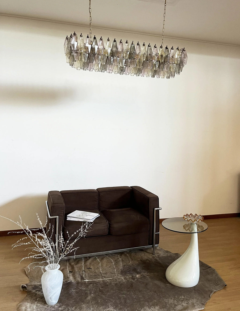 Elegant Multicolored Murano Poliedri Chandelier product image
