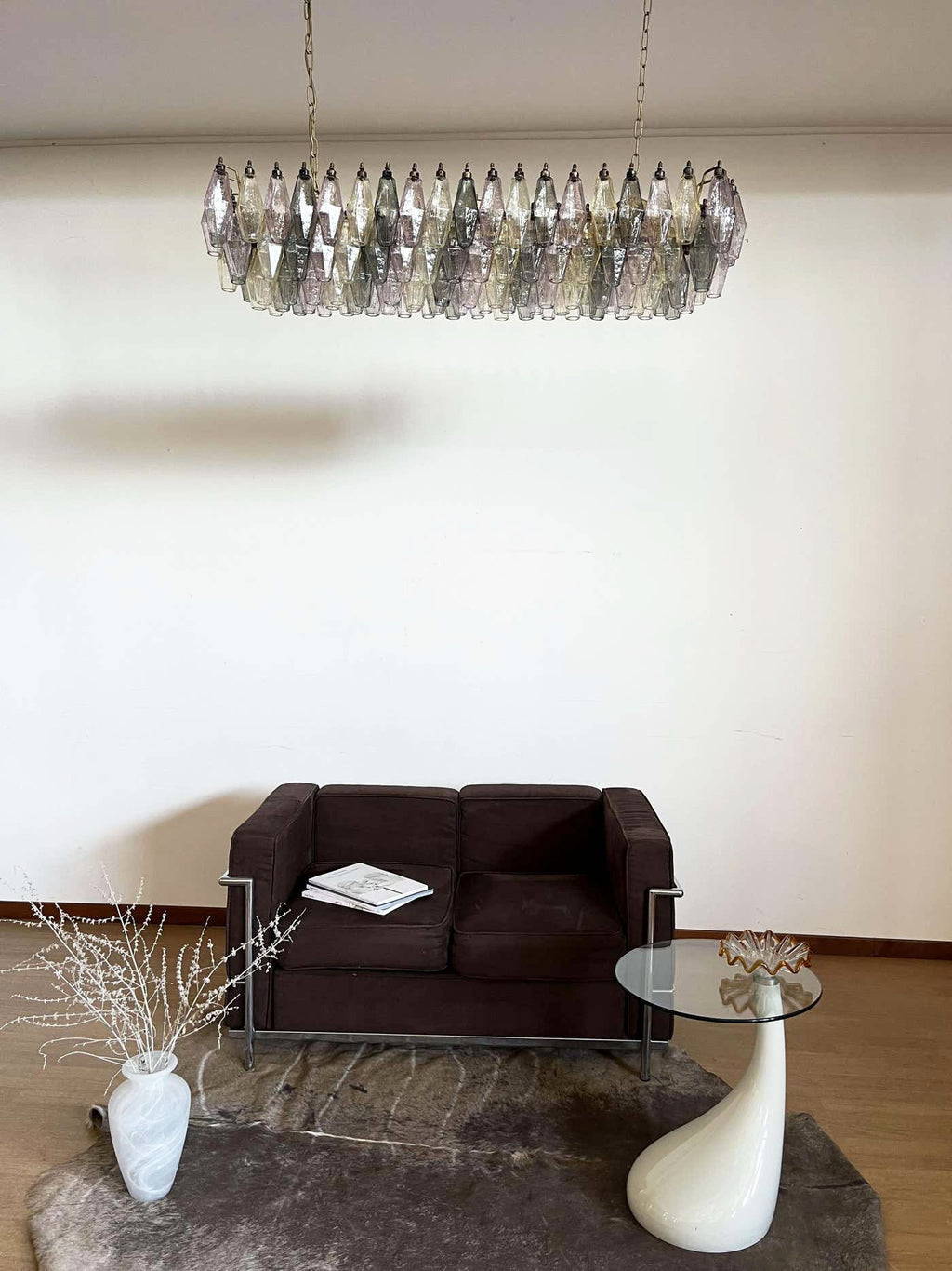 Elegant Multicolored Murano Poliedri Chandelier product image