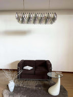 Elegant Multicolored Murano Poliedri Chandelier product image