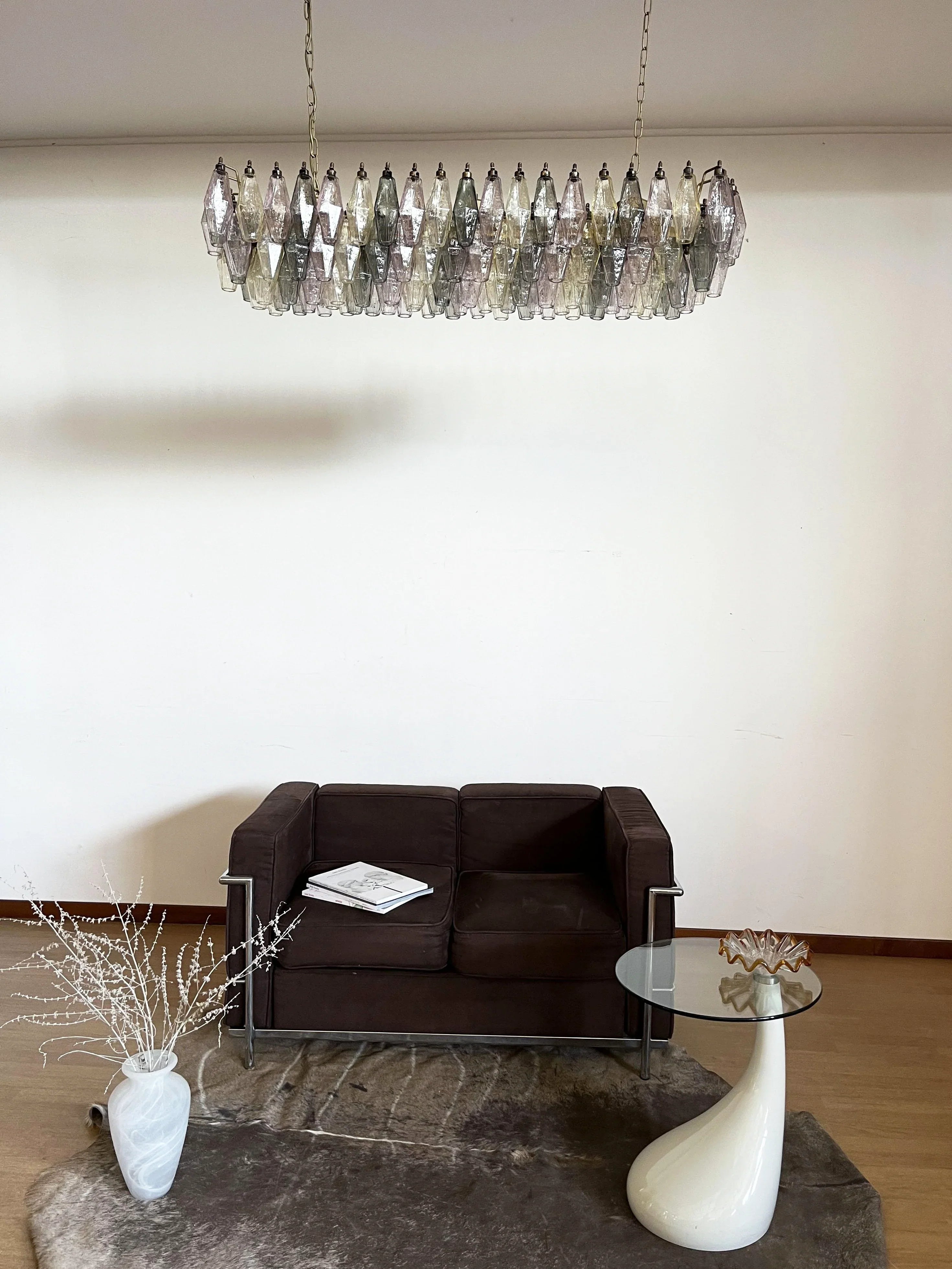 Elegant Multicolored Murano Poliedri Chandelier product image