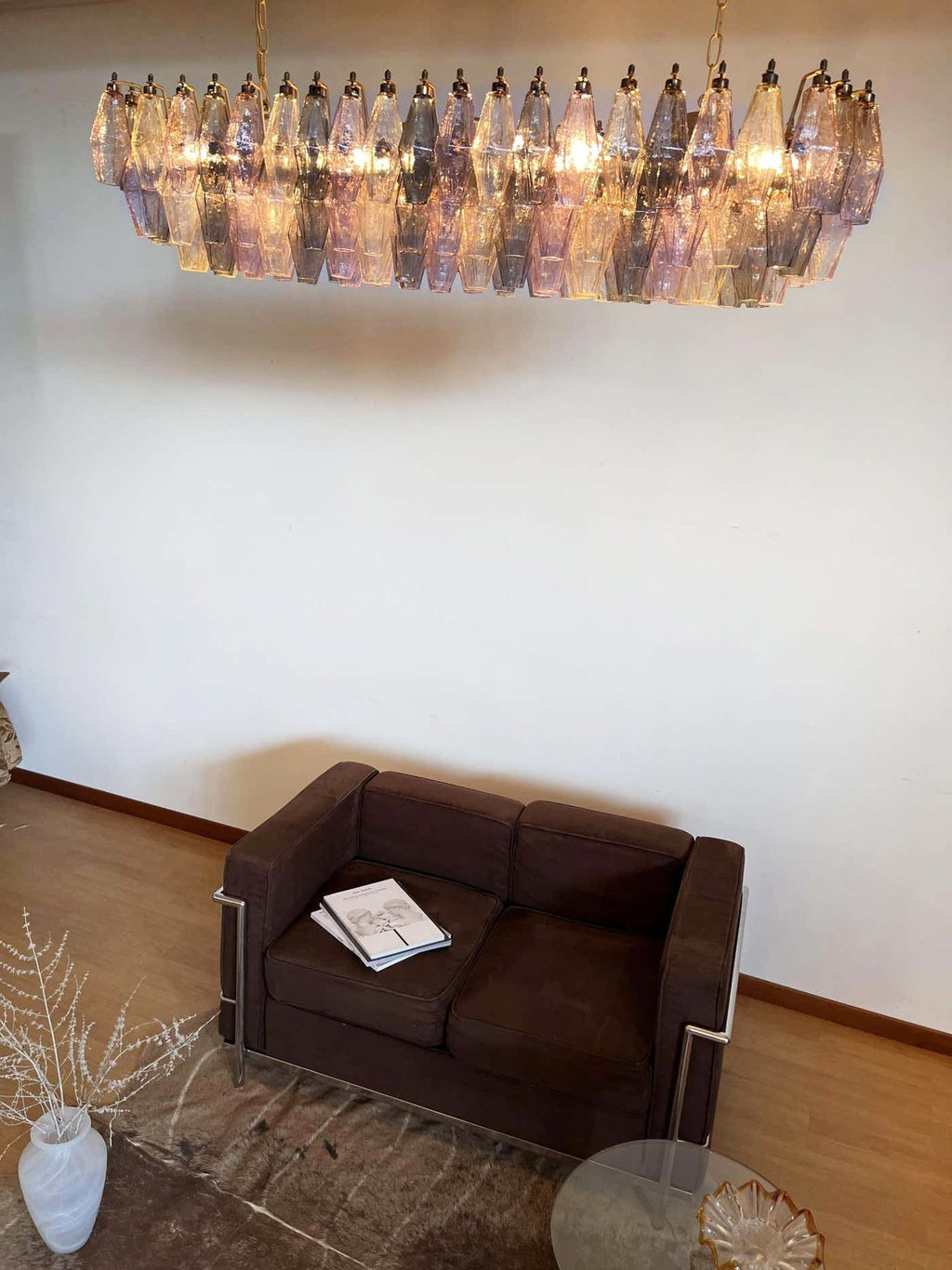 Elegant Multicolored Murano Poliedri Chandelier product image