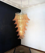 Elegant Rosalind Murano Felci Amber Chandelier product image