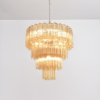 Elegant Serava Cascade Murano Tube Chandelier additional product view