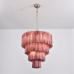 Elegant Serava Cascade Murano Tube Chandelier product image