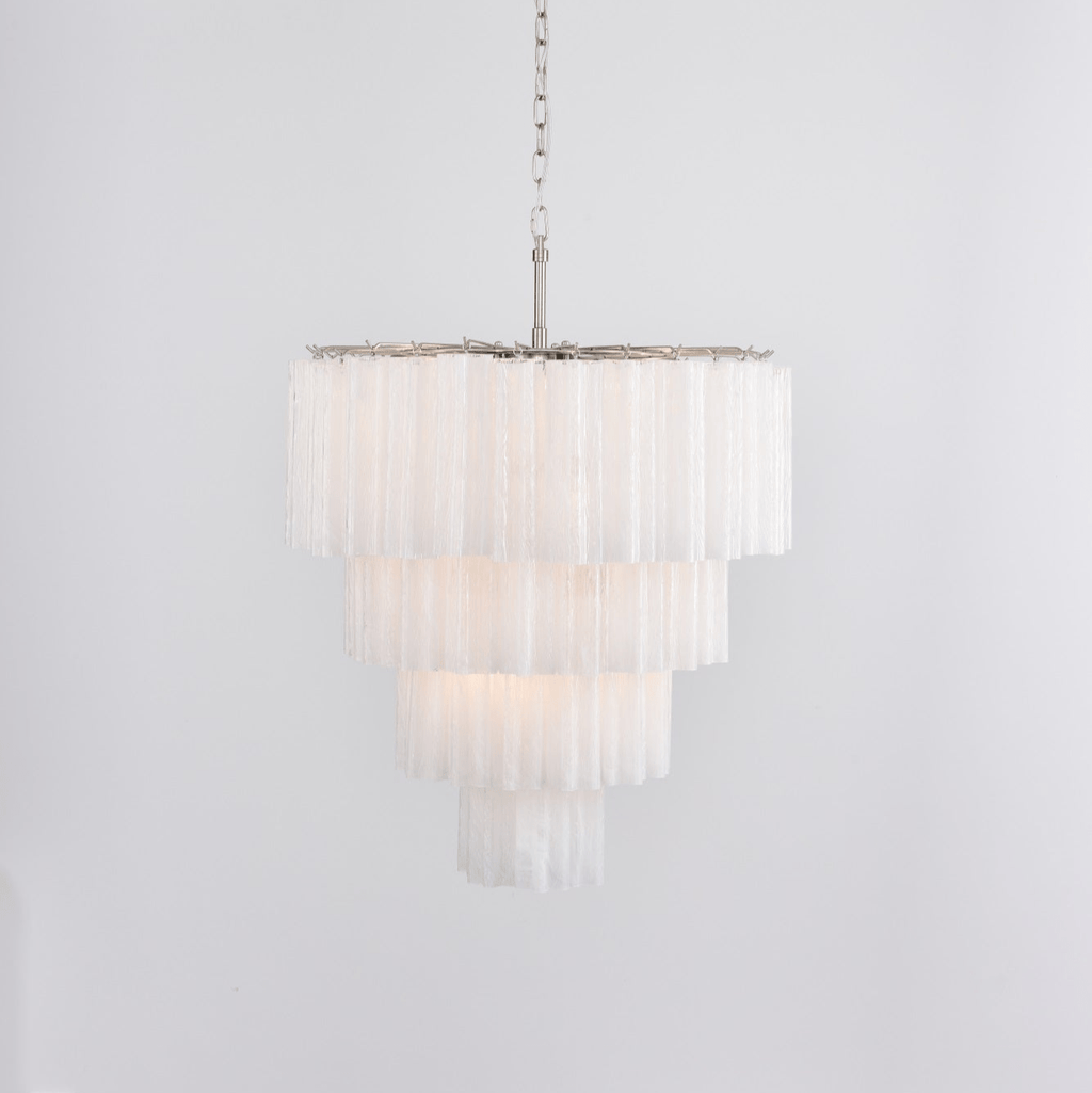 Elegant Serava Cascade Murano Tube Chandelier product image