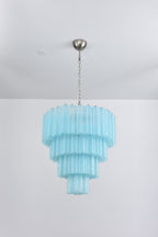 Elegant Serava Cascade Murano Tube Chandelier product image
