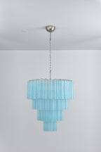 Elegant Serava Cascade Murano Tube Chandelier product image