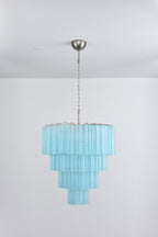 Elegant Serava Cascade Murano Tube Chandelier product image