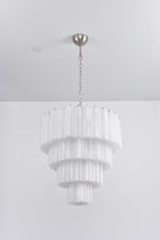 Elegant Serava Cascade Murano Tube Chandelier product image