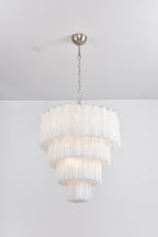 Elegant Serava Cascade Murano Tube Chandelier product image