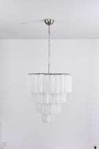 Elegant Serava Cascade Murano Tube Chandelier product image