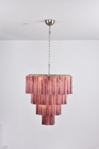 Elegant Serava Cascade Murano Tube Chandelier product image
