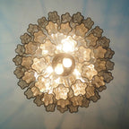 Elegant Smoke Murano Glass Tube Chandelier product image