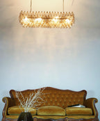 Elegant Smoked Murano Poliedri Chandelier product image