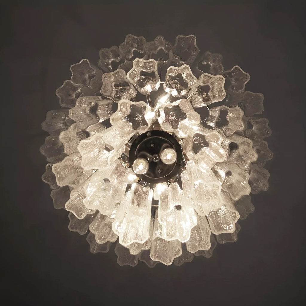 Elegant Transparent Murano Glass Tube Chandelier product image