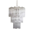 Elegant Transparent Murano Glass Tube Chandelier product image